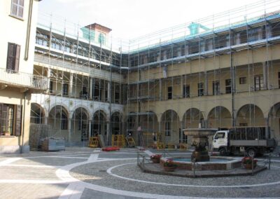 Noleggio ponteggi - edificio religioso - Milano